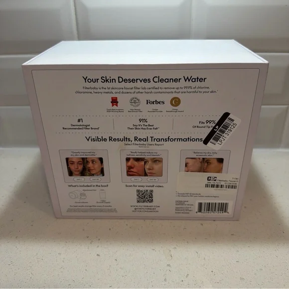 Filterbaby Faucet Filter Essential White NEW IN BOX - Picture 3 of 3